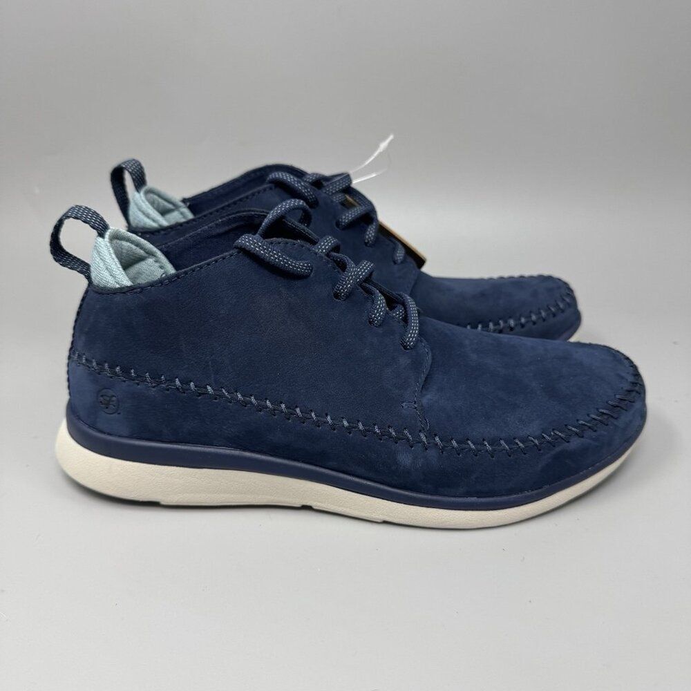 Superfeet NEW Women’s OLYMPIA Navy Lace Up Sneaker Boots Size 7.5 Comfy Boot